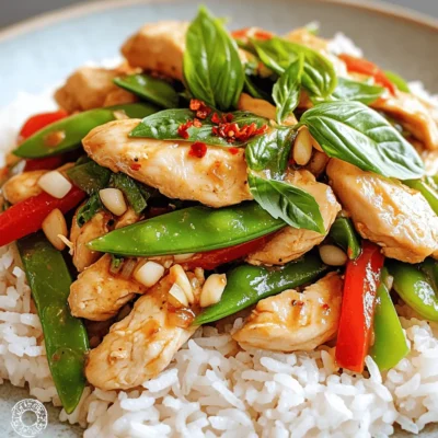 Thai Basil Chicken Stir-Fry Flavorful Dinner Delight