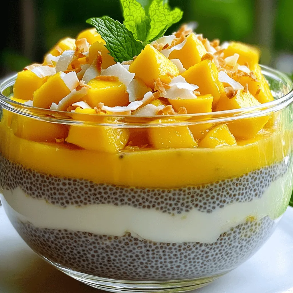 Mango Coconut Chia Pudding Simple and Tasty Recipe