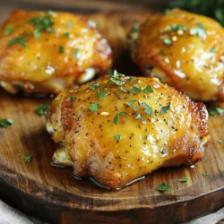 Honey Mustard Chicken Thighs Flavorful Family Dinner