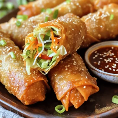 Easy Veggie Egg Rolls Quick and Flavorful Snack
