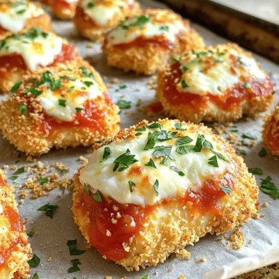 Baked Chicken Parmesan Bites Flavorful and Easy Snack