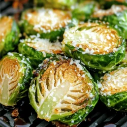 To make crispy air fryer Brussels sprouts, you need fresh ingredients. This dish is simple and quick. With just a few steps, you can enjoy a tasty side dish that everyone will love. - 1 lb Brussels sprouts - 2 tablespoons olive oil - Seasoning options: - garlic powder - onion powder - smoked paprika - salt - black pepper You can find these ingredients at any grocery store. Fresh Brussels sprouts are key for the best flavor. - Balsamic glaze for drizzling - Grated Parmesan cheese Adding balsamic glaze gives a sweet touch. Grated cheese adds a nice crunch. Both options make the dish even more delicious. Try them to take your Brussels sprouts to the next level! For the full recipe, check the complete guide. Start by preheating your air fryer to 375°F (190°C). This takes about 5 minutes. A hot air fryer helps cook the Brussels sprouts evenly and makes them crispy. Take 1 pound of Brussels sprouts. Trim the ends and cut them in half. Place them in a large bowl. Add 2 tablespoons of olive oil. Then, mix in 1 teaspoon of garlic powder, 1 teaspoon of onion powder, ½ teaspoon of smoked paprika, ½ teaspoon of salt, and ¼ teaspoon of black pepper. Toss the sprouts well until they are fully coated with the mix. This ensures great flavor in every bite. Next, place the seasoned Brussels sprouts in a single layer in the air fryer basket. Do not overcrowd the basket. If you have too many sprouts, cook them in batches. This helps them crisp up better. Air fry the sprouts for 12-15 minutes. Halfway through, shake the basket gently to ensure even cooking. This step is key for crispiness. You want them golden brown and crunchy on the edges. If you choose to use cheese, sprinkle ¼ cup of grated Parmesan cheese over the top and air fry for an extra 2 minutes. This will give a nice cheesy touch. Once done, remove the Brussels sprouts and drizzle with balsamic glaze before serving. Enjoy this easy and delicious dish! You can find the full recipe in the earlier section. To get that perfect crunch, start with fresh Brussels sprouts. Make sure they are firm and bright green. Trim the ends and cut them in half. This helps them cook evenly. Toss them with olive oil and seasoning well. The oil helps them crisp up in the air fryer. When you place them in the air fryer, avoid crowding the basket. Give each sprout space for hot air to flow. This allows them to get that golden brown color. Shaking the basket halfway through cooking also helps. It ensures all sides get nice and crispy. I love to use garlic powder and onion powder for a savory punch. Adding smoked paprika gives a nice depth of flavor. You might also try a bit of cayenne for heat. Here’s a quick list of my favorite seasonings: - Garlic powder - Onion powder - Smoked paprika - Salt - Black pepper Feel free to mix and match based on your taste. The right seasoning can make your Brussels sprouts shine. One key mistake is not drying the sprouts well after washing. Extra moisture can lead to soggy Brussels sprouts. Also, using too much oil can make them greasy. Stick to the recommended amount for the best results. Another pitfall is not preheating the air fryer. Preheating helps the sprouts cook quickly and evenly. Finally, don’t skip the shaking step! It’s vital for an even cook and crispy finish. By following these tips, you can easily make crispy air fryer Brussels sprouts that everyone will love! For more details on making this dish, check out the Full Recipe. {{image_2}} You can change the flavor of your Brussels sprouts with different seasonings. Try adding lemon zest for a fresh taste. A dash of cayenne pepper adds heat if you like spice. You can also use Italian seasoning for a herby touch. Mix and match these spices to find your favorite blend. Want to make your dish heartier? You can add protein. Cooked bacon bits or crispy chickpeas both work great. You can also toss in other veggies, like baby carrots or bell peppers. Just cut them to match the size of your Brussels sprouts. This way, everything cooks evenly in the air fryer. Serve your crispy Brussels sprouts in a fun way. You can add them to a salad for crunch. Try them on a pizza for a unique topping. They also pair well with grilled chicken or fish. Drizzle extra balsamic glaze on top for extra flavor. For a special touch, sprinkle fresh herbs before serving. For the complete recipe with detailed steps, check the Full Recipe. To keep your leftover Brussels sprouts fresh, place them in an airtight container. Store them in the fridge. They should stay good for about 3 days. If you have extra, use a paper towel to absorb moisture. This keeps them from getting soggy. Reheating Brussels sprouts can be tricky. To keep them crispy, use the air fryer again. Set it to 350°F (175°C) for about 5 to 7 minutes. This helps restore their crunch. You can also use a skillet on medium heat. Toss them gently until they warm up and crisp up again. If you want to save them longer, freezing is a good choice. First, let the Brussels sprouts cool completely. Then, spread them out on a baking sheet. Freeze them for about an hour. Once frozen, transfer them to a freezer bag. They can last up to 3 months. To cook from frozen, air fry at 375°F (190°C) for about 15 minutes. This works great for quick meals! To make Brussels sprouts crispy, coat them well in oil and seasonings. Use olive oil, garlic powder, onion powder, smoked paprika, salt, and black pepper. Toss the sprouts until they are fully coated. Then, place them in a single layer in the air fryer basket. This allows hot air to circulate and helps them crisp up. Cook at 375°F for 12-15 minutes, shaking the basket halfway through. This ensures they cook evenly and become golden brown. You can use frozen Brussels sprouts, but they may not get as crispy. Thaw them first, and pat them dry with a paper towel. This helps remove excess moisture. Then, follow the same steps from the Full Recipe. Cook them a bit longer if needed, as frozen sprouts may take more time to become tender and crispy. Air-fried Brussels sprouts taste great with many dips. Here are a few tasty options: - Balsamic glaze for a sweet touch - Garlic aioli for a creamy flavor - Honey mustard for a tangy kick - Ranch dressing for a classic combo These sauces can enhance the taste and make your dish even more enjoyable! Crispy air fryer Brussels sprouts are easy and fun to make. We covered the basic recipe, seasoning options, and enhancements like balsamic glaze or cheese. I shared tips for perfect texture and common mistakes to avoid. You can swap in proteins or other veggies for variety. Finally, we discussed storing leftovers, reheating, and freezing. Try this recipe to elevate your meals. Enjoy the crunch and flavor!