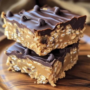 - 1 cup rolled oats - 1/2 cup natural peanut butter - 1/4 cup honey or maple syrup - 1/4 cup almond flour - 1/4 cup mini chocolate chips - 1/4 teaspoon vanilla extract - A pinch of salt To make these no bake peanut butter oat bars, you need simple ingredients. First, you need rolled oats. They give the bars a nice chewy base. Then, you will need natural peanut butter. This adds creaminess and flavor. Honey or maple syrup acts as a sweetener and binder. Next is almond flour, which adds a nutty taste and helps with texture. Mini chocolate chips make everything better, adding sweetness and fun. A bit of vanilla extract enhances the flavor. Lastly, a pinch of salt balances the sweetness. - Dried fruits - Seeds (like chia or flaxseed) - Nut butters variations If you want to mix things up, consider some optional add-ins. Dried fruits, like raisins or cranberries, can add a chewy texture. Seeds, such as chia or flaxseed, give a boost of nutrition. You can also try different nut butters. Almond or cashew butter can change the flavor profile. These tweaks make your bars unique and tasty. For the full recipe, check out the full recipe link. To start, gather all your ingredients. You need rolled oats, almond flour, and a pinch of salt. Mix these dry ingredients in a large bowl. Stir them well until they blend nicely. This step ensures the oats and flour combine evenly. Next, take a microwave-safe bowl. Combine the peanut butter and honey. Heat this mixture for about 20 to 30 seconds. The goal is to warm it just enough to make mixing easier. Stir until it becomes smooth. This step helps the peanut butter and honey mix well together. Now, add the vanilla extract to your peanut butter mixture. Stir it in to combine. Once this is done, pour the peanut butter mix over the oat mixture. Use a spatula to combine everything. Make sure the oats are fully coated with the peanut butter mix. After that, gently fold in the chocolate chips. This step adds a nice sweet touch. You can use mini chocolate chips or dark chocolate chunks. Both work great in this recipe. Next, line an 8x8-inch baking dish with parchment paper. Leave some overhanging on the sides. This makes it easier to remove the bars later. Transfer the mixture to the lined dish. Use your hands or a spatula to press it down firmly. It should form an even layer. Finally, refrigerate the bars for at least 1 to 2 hours. This time allows them to set properly. Once firm, lift the bars out using the parchment paper edges. Cut them into squares or rectangles as you like. For the full recipe, check the details above. To ensure your bars hold together, press the mixture firmly into the dish. A good, even layer helps them stay intact. If you want to adjust sweetness, add more honey or maple syrup in small amounts. Always taste as you mix to find your best level of sweetness. Using parchment paper is key. Line your baking dish with it, leaving some paper to hang over the edges. This helps you lift the bars out later. For better sets, let the bars cool in the fridge for at least two hours. This makes them firm and easy to cut. For presentation, stack the bars on a plate and drizzle extra peanut butter or melted chocolate on top. This makes them look great and taste even better. Pair these bars with milk or your favorite plant-based drink for a perfect snack. {{image_2}} You can make these bars even better with some fun swaps. Try using almond butter instead of peanut butter. Almond butter gives a nice nutty flavor and adds healthy fats. You can also add coconut flakes for a tropical twist. They bring a sweet taste and chewy texture. This creates a delicious combo you won’t want to miss. Want to spice things up? Add some cinnamon or nutmeg to your mix. A little bit of spice can make your bars taste amazing. If you love chocolate, drizzle some melted chocolate or caramel on top. This extra layer adds a rich flavor to each bite. It makes your no bake peanut butter oat bars feel like a treat. If you want a vegan treat, use maple syrup instead of honey. Maple syrup works great and keeps the bars sweet. You can also try using sunflower seed butter. This is a fantastic nut-free option. It binds the ingredients well, just like peanut butter. These options let you enjoy tasty bars, no matter your diet. For the full recipe, check out the [Full Recipe]. To keep your No Bake Peanut Butter Oat Bars fresh, use an airtight container. Glass or plastic containers work well. Make sure they seal tightly to prevent air from getting in. Store them in the fridge for the best taste and texture. A cool environment keeps the bars firm and tasty. You can freeze these bars for longer shelf life. Cut them into squares first, then layer them in a freezer-safe container. Place parchment paper between layers. This stops them from sticking together. To thaw, take out a bar and let it sit at room temperature. You can also heat it in the microwave for a few seconds if you want a warm treat. In the fridge, these bars last about one week. If you freeze them, they can last up to three months. Watch for signs of spoilage, like a change in smell or color. If they look dry or crumbly, it’s best to toss them. Enjoy these tasty bars while they’re fresh! Yes, you can use quick oats. They cook faster and absorb moisture more quickly. This can lead to a softer texture. Rolled oats, however, give a chewier bite. If you like a firmer bar, stick with rolled oats. Quick oats can make the bars more crumbly. You can use maple syrup instead of honey. It adds sweetness and is vegan. Other options include agave syrup or brown rice syrup. Each option changes the flavor slightly. Maple syrup gives a rich taste. Experiment to find your favorite! To make these bars nut-free, use sunflower seed butter. It has a similar creamy texture. You can also try soy nut butter. Both options provide a great flavor without nuts. Just be mindful of allergies when serving. In this post, we explored how to make no-bake peanut butter oat bars. We covered the essential ingredients you need and optional add-ins for variety. I laid out step-by-step instructions, tips for perfecting your bars, and ways to store them. Remember, these bars are versatile and can fit many diets. You can be creative with flavors and ingredients. Enjoy making your easy, tasty treats!