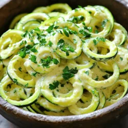Zucchini Noodle Alfredo Creamy Guilt-Free Delight