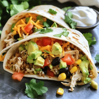 Savory Chicken Avocado Burritos Easy and Delicious Recipe