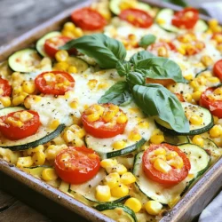 Zucchini and Corn Casserole Simple Healthy Delight