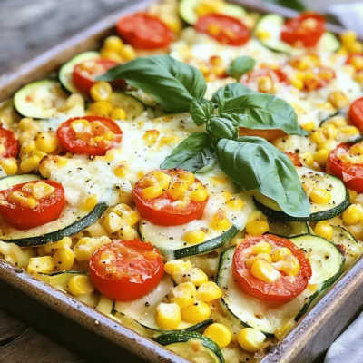Zucchini and Corn Casserole Simple Healthy Delight