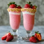 - 1 cup fresh strawberries, hulled and sliced - 1/2 cup cream cheese, softened - 1/2 cup plain Greek yogurt - 1/2 cup milk (dairy or non-dairy) - 2 tablespoons honey or maple syrup - 1 teaspoon vanilla extract - 1/2 cup ice cubes - Crushed graham crackers for garnish To create a strawberry cheesecake smoothie, you need fresh and creamy ingredients. Start with one cup of strawberries. These add natural sweetness and flavor. You will also need cream cheese. A half cup of softened cream cheese gives the smoothie its cheesecake flavor. Next, add half a cup of plain Greek yogurt. This adds creaminess and protein to your drink. For the liquid base, use half a cup of milk. You can choose dairy or a non-dairy option, like almond or oat milk. Add two tablespoons of honey or maple syrup for sweetness. Adjust the amount based on your taste. Lastly, include one teaspoon of vanilla extract for added flavor. If you want a colder drink, toss in half a cup of ice cubes. For that cheesecake touch, sprinkle crushed graham crackers on top as a garnish. You can find the full recipe at the end of this section. - First, wash and hull the strawberries. Make sure to remove the green tops. - Next, slice them into smaller pieces. This helps them blend easier. - In your blender, combine the sliced strawberries, softened cream cheese, Greek yogurt, and milk. - Then, add your sweeteners, like honey or maple syrup, and a teaspoon of vanilla extract. - Toss in the ice cubes for a chilly texture. - Blend everything until smooth and creamy. If needed, stop and scrape down the sides to mix well. - Taste the smoothie and adjust the sweetness if you like. Blend again if you add more sweetener. - Finally, pour the smoothie into glasses and sprinkle crushed graham crackers on top. This gives that cheesecake touch. For detailed measurements, check the Full Recipe. To make your smoothie cool and creamy, use chilled ingredients. Cold strawberries and milk will help. Blend until the mixture is completely smooth. You want a rich, velvety texture that feels great in your mouth. You can make your smoothie even better by trying different sweeteners. Honey and maple syrup work well, but feel free to explore others. Adjust the vanilla extract to fit your taste. A little more can add warmth and depth to the flavor. Presentation makes a difference! Serve your smoothie in chilled glasses to keep it cool longer. For a nice touch, garnish with a fresh strawberry on the rim. A drizzle of honey on top adds sweetness and looks great. You can also sprinkle crushed graham crackers for that cheesecake vibe. This will impress anyone you share it with! {{image_2}} You can make a vegan version of this smoothie. Simply swap the cream cheese for a vegan alternative. There are many brands available that taste great. Use non-dairy yogurt to keep it creamy. For the milk, any plant-based option works well. Almond, coconut, or oat milk are all good choices. This way, you keep the same great flavor while making it vegan-friendly. If you follow a keto diet, this smoothie can fit right in. Replace honey with a keto-friendly sweetener like stevia or erythritol. This will help keep the carbs low. Instead of regular milk, use heavy cream. Heavy cream adds a rich texture and keeps the smoothie low in carbs. You get a tasty treat without breaking your diet. Want to mix things up? Add a scoop of protein powder for an energy boost. This makes it perfect for breakfast or after a workout. You can also throw in other berries like blueberries or raspberries. This adds a nice twist and extra flavor to your smoothie. Feel free to get creative with your ingredients! For the full recipe, check out the complete guide above. To keep your strawberry cheesecake smoothie fresh, store it in an airtight container. This will help prevent air from spoiling the taste. Refrigerate it right after making. This way, you can enjoy it later without losing any flavor. For the best taste and freshness, consume the smoothie within 24 hours. The strawberries can lose their bright flavor after this time. Plus, the texture may change, making it less enjoyable. If you want to save some for later, freezing works well. Pour the smoothie into ice cube trays or freezer-safe containers. When you want to drink it again, let it thaw in the fridge overnight. You can also blend it again for a smooth texture. Enjoy your treat anytime! Check out the Full Recipe for more details. Yes, you can use frozen strawberries. They will make your smoothie colder and thicker. However, the taste may be a bit different. Fresh strawberries have a bright flavor, while frozen ones can taste less vibrant. If you use frozen strawberries, you might want to adjust the sweetener. Frozen fruits also tend to release more liquid when blended, so keep that in mind. To lower the sweetness, you can adjust the honey or maple syrup. Start with less than the recipe states. You can also use plain Greek yogurt instead of sweetened yogurt. Adding a bit more cream cheese can help balance the sweetness too. Lastly, you can mix in a splash of lemon juice. This will add a nice tang and reduce the overall sweetness. Yes, this smoothie is great for meal prep. You can blend it ahead of time and store it in the fridge. Just make sure to use an airtight container. It’s best to drink it within 24 hours for the best taste. If you want to prep ingredients, you can slice the strawberries and measure the other items. Store them in the fridge, and you'll be ready to blend when you want. This blog post walks you through making a delicious Strawberry Cheesecake Smoothie. You learned about fresh and liquid ingredients, plus optional garnishes. We covered step-by-step instructions for prep and blending. I shared tips for the best texture and flavor. You also got creative variations for different diets and storage advice. Enjoy this simple, tasty treat any time. You can make it your own with added fruits or sweeteners. Use this guide to impress yourself and others with a fun smoothie!