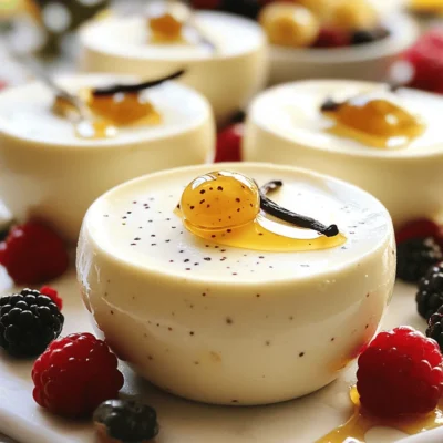 Classic Vanilla Bean Panna Cotta Delightful Dessert