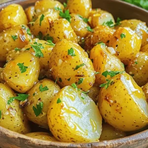 This recipe for Greek Honey Lemon Potatoes is simple and tasty. It uses fresh ingredients, making it special. You will need baby potatoes, honey, and lemon for a bright flavor. The dish is perfect for sharing at dinner or any meal. - 1.5 pounds baby potatoes, halved - 1/4 cup olive oil - 1/4 cup honey - 3 tablespoons fresh lemon juice - 1 tablespoon lemon zest - 4 cloves garlic, minced - 1 teaspoon dried oregano - 1 teaspoon salt - 1/2 teaspoon black pepper - Fresh parsley, chopped for garnish These ingredients combine to create a delicious blend of sweet and tangy. The honey adds richness while the lemon gives zest. You can make this dish even more exciting with some tweaks. Try using red potatoes instead of baby potatoes for a new twist. If you want a spicy kick, add a pinch of red pepper flakes. You can also swap honey for maple syrup if you prefer. Fresh herbs like thyme or rosemary can replace oregano for a different flavor. These options let you play with tastes and find what you love most. Check the Full Recipe for more details on cooking this dish. First, gather your ingredients. You need 1.5 pounds of baby potatoes, olive oil, honey, fresh lemon juice, lemon zest, minced garlic, dried oregano, salt, and black pepper. I often use fresh parsley for garnish too. Preheat your oven to 400&deg;F (200&deg;C). In a large mixing bowl, mix the olive oil, honey, lemon juice, lemon zest, minced garlic, oregano, salt, and black pepper. Whisk this together until it&rsquo;s well combined. Then, add the halved baby potatoes to the bowl. Toss them gently in the honey-lemon mixture. Make sure they are evenly coated with the sauce. Next, pour the potatoes onto a baking sheet lined with parchment paper. Spread them out in a single layer. This helps them cook evenly. Roast the potatoes in the oven for about 35 to 40 minutes. Flip them halfway through cooking for even browning. They should become tender and golden. Once cooked, take the potatoes out of the oven. Let them cool slightly on the baking sheet. It will help them firm up a bit. You can drizzle any leftover honey-lemon sauce from the baking sheet over them. Transfer the potatoes to a nice serving dish. I like to garnish with fresh chopped parsley. It adds a pop of color and fresh taste. Serve these Greek honey lemon potatoes warm. They pair well with grilled meats or fish. You can find the full recipe details in the recipe section above. Enjoy your delicious dish! To get that real Greek taste, focus on fresh ingredients. Use high-quality olive oil. It enhances the dish's richness. Fresh lemons are key for the perfect zing. Make sure to use real honey, ideally from Greece. This gives your potatoes a sweet and floral note. Finally, don&rsquo;t skip the oregano. It adds a classic Mediterranean touch. One common mistake is overcooking the potatoes. Keep an eye on them while roasting. They should be golden and tender but not mushy. Make sure to flip the potatoes halfway through cooking. This helps them brown evenly. Also, do not skip the garlic. It boosts the flavor and aroma. Lastly, avoid using bottled lemon juice. Fresh juice always tastes better. To make cooking easier, use a large mixing bowl. This helps you combine the flavors well. A whisk is handy for blending the sauce smoothly. When roasting, a baking sheet lined with parchment paper saves cleanup time. A good knife is also essential for halving the potatoes. Lastly, have a sturdy spatula on hand for flipping the potatoes during roasting. For the complete recipe, check out the Full Recipe section. {{image_2}} You can use many types of potatoes for this dish. While baby potatoes are great, you can also try Yukon Gold or red potatoes. These potatoes have a creamy texture and pair well with the honey and lemon. If you want a different taste, sweet potatoes can add a nice twist. Just remember to adjust the cooking time since sweet potatoes may need extra time to cook. To make these honey lemon potatoes even better, consider adding more flavors. You can mix in some herbs like thyme or rosemary for a fresh taste. If you like spice, try adding a pinch of cayenne pepper for warmth. A sprinkle of feta cheese on top right before serving adds a salty kick. You can also drizzle a bit of balsamic glaze for added depth. This dish is quite flexible for different diets. If you want it vegan, substitute honey with maple syrup or agave nectar. For gluten-free options, feel free to use any type of potato, as they are naturally gluten-free. If you need lower carbs, try using cauliflower florets instead of potatoes. They will soak up the flavors well and create a lighter dish. Check the [Full Recipe] for exact ingredient amounts and cooking steps. To keep your Greek honey lemon potatoes fresh, let them cool down first. Once cooled, place them in an airtight container. Store them in the fridge for up to three days. This will help maintain their flavor and texture. When you want to enjoy your leftovers, preheat your oven to 350&deg;F (175&deg;C). Spread the potatoes on a baking sheet. Heat them for about 15-20 minutes. This will make them warm and crispy again. You can also use a microwave, but they won't be as crispy. Heat them for one to two minutes, checking often. If you want to freeze your Greek honey lemon potatoes, first let them cool completely. Then, place them in a freezer-safe bag or container. Remove as much air as you can. They can stay in the freezer for up to three months. When you want to eat them, thaw them in the fridge overnight before reheating. Check the [Full Recipe] for more details on preparation. Greek Honey Lemon Potatoes come from Greece. This dish is popular in Greek homes. It pairs well with many meals and is a side dish you can find in tavernas. The blend of honey and lemon makes it special. Greek cooks often use fresh herbs and local ingredients. This dish reflects the vibrant flavors of Mediterranean cuisine. Yes, you can make this recipe vegan. To do this, you can replace honey with maple syrup or agave nectar. Both options add sweetness without using animal products. The other ingredients, like potatoes and olive oil, are already vegan. You will still enjoy that sweet and tangy taste, just like the original! It takes about 55 minutes to make Greek Honey Lemon Potatoes. You will spend 15 minutes on prep and 40 minutes cooking. This time includes mixing, roasting, and getting those potatoes golden. It&rsquo;s easy to fit this dish into your meal plan. Plus, it&rsquo;s worth the wait for those tasty flavors! In this article, we explored how to make Greek Honey Lemon Potatoes. We covered essential and optional ingredients, as well as clear steps to prepare, cook, and serve. Tips for real Greek flavor and common mistakes helped improve your dish. You learned about variations, storage methods, and FAQs to enhance your cooking experience. Now, you can enjoy these delightful potatoes and impress your family or friends. Happy cooking!