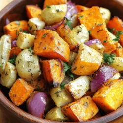 Garlic Herb Roasted Root Vegetables Delightful Dish
