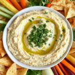 - 1 head of garlic - 1 can (15 oz) white beans (like cannellini or great northern), drained and rinsed - 2 tablespoons tahini - 2 tablespoons lemon juice - 2 tablespoons olive oil (plus more for drizzling) - 1 teaspoon ground cumin - Salt and pepper to taste - Fresh parsley, chopped - Pita chips or vegetable sticks for serving - Use roasted garlic powder if fresh garlic is not available. - Swap tahini with Greek yogurt for a creamier dip. - Lemon juice can be replaced with vinegar for a tangy note. - Olive oil can be replaced with avocado oil for a different flavor. First, heat your oven to 400°F (200°C). Grab the head of garlic and slice off the top. This exposes the cloves inside. Next, wrap the garlic in aluminum foil. Drizzle a bit of olive oil on top. Bake it for 30 to 35 minutes. When done, the cloves will be soft and sweet. Let it cool for a few minutes. Squeeze the roasted cloves out of their skins. They should pop out easily, like little nuggets of flavor. While the garlic roasts, get your other ingredients ready. In a food processor, add the drained white beans. Include two tablespoons of tahini and lemon juice. Pour in two tablespoons of olive oil and add one teaspoon of ground cumin. Once the garlic is cool, add the roasted cloves to the mix. Blend everything together until it turns smooth. If it feels too thick, add a little water. Do this one tablespoon at a time until you reach the right consistency. Taste your dip and add salt and pepper as needed. Blend it one last time to mix in the seasoning, then transfer it to a serving bowl. Drizzle more olive oil on top for extra flavor. Finish off by sprinkling some chopped fresh parsley. For a fun touch, serve the dip with colorful pita chips and veggie sticks. This makes a great platter for sharing! To get the right dip texture, start with the beans. Use one can of white beans, like cannellini. Drain and rinse them well. After adding the roasted garlic, tahini, lemon juice, and olive oil, blend everything in a food processor. If the dip is thick, add water. Do this slowly, one tablespoon at a time, until it feels just right. You want it creamy but not runny. You can boost the flavor of your dip with a few extras. Try adding a pinch of smoked paprika for a warm kick. A dash of red pepper flakes can bring heat. If you like herbs, mix in some fresh basil or dill. These flavors can transform your dip into something special. Experimenting is part of the fun! For gatherings, presentation matters. Serve your dip in a nice bowl. Drizzle olive oil on top for shine. Sprinkle fresh parsley for color. Arrange pita chips and veggie sticks around the bowl. This creates a colorful platter. Guests will love to share and dive in. You can even offer crackers or sliced baguette as options. Enjoying food together makes every meal special. {{image_2}} You can tweak this dip to suit your taste buds. Here are some fun ideas: - Herbs and Spices: Add fresh herbs like thyme or rosemary for a fragrant twist. You can also try smoked paprika for a hint of smokiness. - Heat: If you like spice, mix in some crushed red pepper or a dash of hot sauce. This will give your dip a nice kick. - Cheesy Flavor: For a cheesy taste, sprinkle in some nutritional yeast or grated Parmesan cheese. This adds depth to the flavor. Feel free to mix and match these ideas. Each change brings a unique twist! This dip is already vegan and gluten-free! Here’s how to keep it that way: - Vegan: Just use plant-based ingredients. The tahini and beans work perfectly for this. - Gluten-Free: Serve it with gluten-free pita chips or veggie sticks to enjoy without worry. You can easily make this recipe fit any dietary need! Serving this dip can be just as fun as making it. Consider these creative ideas: - Platter Arrangement: Create a colorful platter with pita chips and fresh veggies. Carrots, cucumbers, and bell peppers make great choices. - Spread on Toast: Use the dip as a spread on toasted bread or crackers. It’s a great way to elevate a simple snack. - Party Appetizer: Serve it at your next gathering. Guests will love the taste and how pretty it looks. These ideas will make your dip the star of any table! To store your roasted garlic white bean dip, use an airtight container. Make sure the dip is cool before sealing it. This helps keep the flavors fresh. If you have extra, drizzle a bit of olive oil on top before sealing. This layer protects the dip from air. When stored properly, this dip lasts about 4 to 5 days in the fridge. Always check for any off smells or changes in color before eating. If you see any mold, it's best to toss it out. If you want to enjoy your dip warm, reheat it gently. You can use a microwave or a small pot on low heat. Add a splash of water if it seems too thick. Stir well to ensure even heating. Make sure it’s warm but not boiling. This keeps the flavors intact while serving. Yes, you can make this dip ahead of time. It tastes even better after sitting for a few hours or overnight. Just store it in the fridge. When you are ready to serve, let it sit out for a bit to warm up. You can add a drizzle of olive oil before serving for extra flavor. You can serve this dip with many tasty options. Here are some great ideas: - Pita chips - Vegetable sticks like carrots and celery - Crackers - Toasted baguette slices - Fresh veggies like bell peppers or cucumbers These pairings make it fun to enjoy the dip in many ways. Yes, this dip is quite healthy. It uses white beans, which are high in protein and fiber. Garlic adds flavor and has health benefits. Tahini provides healthy fats. When you use olive oil, you add even more good fats. Just watch the amount of salt you add to keep it healthy. Enjoy this dip knowing it’s a tasty and nutritious choice! This blog post covered how to make a tasty roasted garlic white bean dip. We discussed the needed ingredients and optional garnishes. I shared step-by-step instructions and tips for the perfect dip. You can even explore variations and storage techniques. In the end, this dip is easy and fun to make. It’s perfect for gatherings and healthy snacking. Try it out, enjoy, and get creative with flavors!