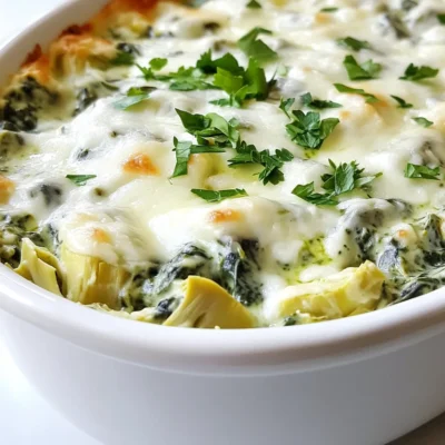 Slow Cooker Creamy Spinach Artichoke Dip Delight