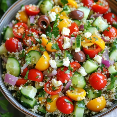 Mediterranean Quinoa Salad with Feta Fresh Delight
