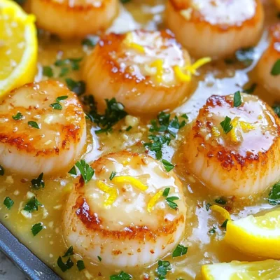 Lemon Garlic Butter Scallops Quick and Tasty Recipe