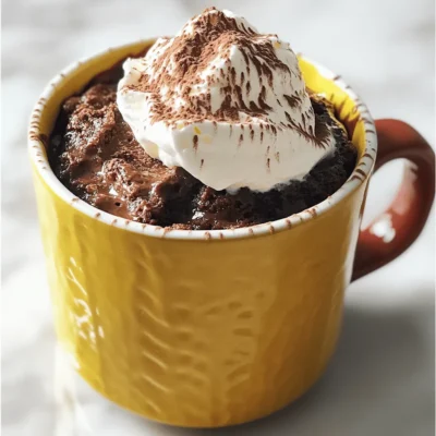 Peanut Butter Chocolate Mug Cake Easy and Quick Delight