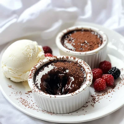 Irresistible Air Fryer Chocolate Lava Cakes Recipe