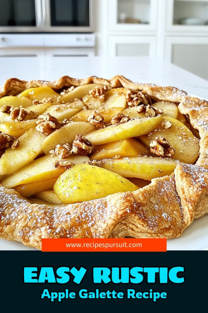 Delight in the flavors of fall with this rustic apple walnut galette recipe! Perfectly baked to golden perfection, this easy dessert combines tender apples and crunchy walnuts for a delicious treat. Explore simple steps to make your own galette and impress friends and family at your next gathering. Don't miss out on this seasonal favorite—click to discover the full recipe now! #AppleGalette #FallBaking #DessertRecipes #BakeryStyle