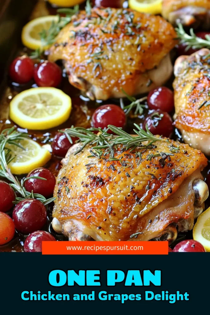 Discover the delightful flavors of Sheet-Pan Rosemary Chicken and Grapes! This easy recipe brings together juicy chicken thighs, sweet grapes, and aromatic rosemary for a wonderfully balanced meal. Perfect for busy weeknights, you can have it ready in just under an hour. Follow our simple step-by-step instructions to create this mouthwatering dish that will impress your family and friends. Click through now to explore the full recipe and make mealtime special!