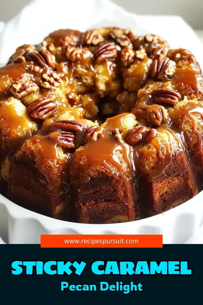 Indulge in the delightful flavors of Caramel Pecan Sticky Monkey Bread with this irresistible recipe! Perfect for breakfast or dessert, this gooey treat combines buttery biscuit dough, crunchy pecans, and sweet caramel for a crowd-pleaser everyone will love. Follow our easy steps to create this warm, pull-apart dessert that will have everyone asking for more. Click through to explore the recipe and start baking today! #MonkeyBread #BakingRecipes #DessertIdeas #EasyRecipes