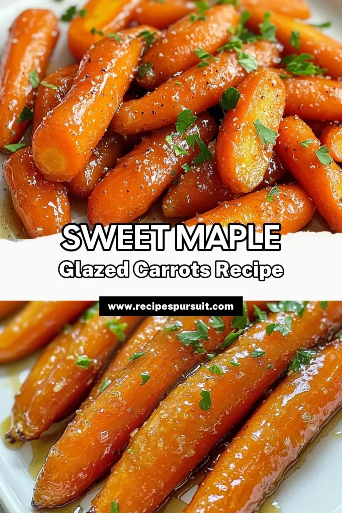 Elevate your dinner table with these irresistible Brown Sugar Maple Roasted Carrots! This easy recipe features tender baby carrots coated in a delightful blend of maple syrup, brown sugar, and warming spices, making them a perfect side dish for any meal. Ready in just 40 minutes, these sweet and savory carrots are sure to impress your guests. Click through to gather the full recipe and wow your taste buds! #RoastedCarrots #MapleSyrup #HealthySides #EasyRecipes