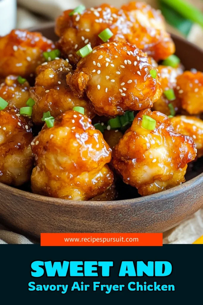 Delight your taste buds with these Air Fryer Honey Garlic Chicken Bites that are quick to make and bursting with flavor! Perfect for a tasty appetizer or a weeknight dinner, this recipe combines juicy chicken, sweet honey, and zesty garlic for a dish everyone will love. Don't miss out on creating these crispy bites; click through to explore the full recipe! #AirFryerRecipes #ChickenBites #HealthyEating #QuickDinners