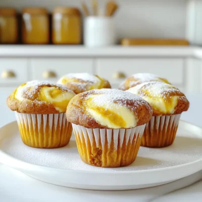 Pumpkin Cheesecake Swirl Muffins Delightful and Easy