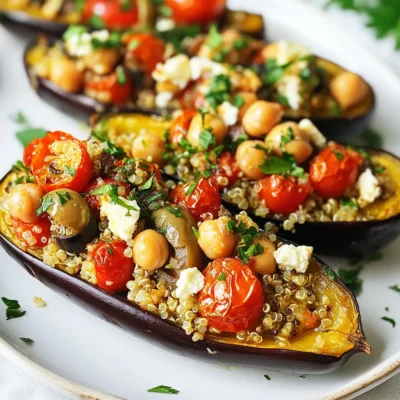 Mediterranean Stuffed Eggplant Flavorful and Easy Dish