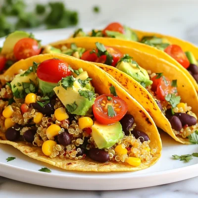Zesty Lime Quinoa Tacos Flavorful and Healthy Meal