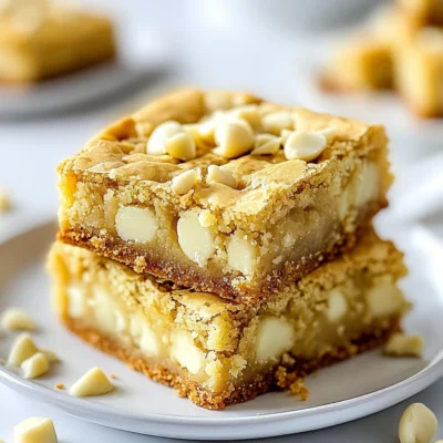White Chocolate Macadamia Blondies Delightful Treats