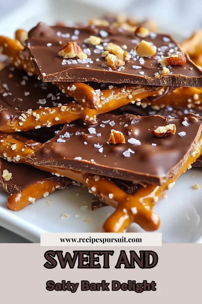 Indulge in the perfect blend of sweet and salty with this Chocolate Caramel Pretzel Bark. This easy chocolate pretzel dessert combines crunchy pretzels, rich homemade caramel, and smooth chocolate for a treat everyone will love. Perfect for gatherings or a delightful snack, these caramel pretzel treats are a must-try! Get the recipe now and satisfy your cravings with this chocolate bark with pretzels. Save and share! #ChocolateCaramelPretzelBark #SweetAndSaltyDesserts #ChocolatePretzelDessert #HomemadeTreats