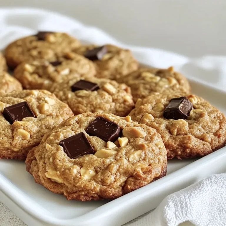 - 2 ripe bananas - 1 cup natural peanut butter - 1/2 cup rolled oats First, let's talk about the essential ingredients. Ripe bananas are key. Their natural sweetness adds flavor and moisture. I use about two bananas, mashed well. It gives the cookies a nice, soft texture. Next, grab one cup of natural peanut butter. This ingredient is rich in protein and healthy fats. It binds everything together and adds a nutty taste. Lastly, use half a cup of rolled oats. Oats give the cookies a hearty feel and a bit of chew. - 1/4 cup honey or maple syrup - 1/4 cup dark chocolate chips - 1/4 cup chopped walnuts or almonds Now, let’s explore optional ingredients. You can add a quarter cup of honey or maple syrup for extra sweetness. This is not a must but can enhance the flavor. Dark chocolate chips, also a quarter cup, can make your cookies a treat. They melt slightly and provide a rich taste. If you like crunch, add a quarter cup of chopped nuts. Walnuts or almonds work well. They give texture and a nutty flavor. - 1/2 teaspoon vanilla extract - 1/2 teaspoon baking soda - 1/4 teaspoon salt Finally, we have pantry staples. You’ll need half a teaspoon of vanilla extract. This adds warmth and depth to the cookies. Next, include half a teaspoon of baking soda. It helps the cookies rise and become fluffy. Lastly, a quarter teaspoon of salt brings out the other flavors. Even a little salt can make a big difference in taste. With these ingredients, you are set to make delicious peanut butter banana breakfast cookies. Enjoy the process! - Preheat the oven to 350°F (175°C). - Line a baking sheet with parchment paper. This helps keep cookies from sticking. - In a large bowl, mash the ripe bananas until smooth. You want no lumps. - Add the peanut butter, honey or maple syrup, and vanilla extract. Mix well until combined. - In a separate bowl, mix the rolled oats, baking soda, and salt. This keeps the baking soda even. - Stir the dry mix into the wet mixture until just combined. Do not overmix. - If you want, fold in dark chocolate chips and chopped nuts for crunch. - Use a tablespoon to scoop generous amounts of dough onto the baking sheet. - Flatten each cookie slightly with your hand to help them bake evenly. - Bake in the preheated oven for 10-12 minutes. Watch for golden brown edges. This simple process gives you tasty, healthy cookies in no time. Enjoy them fresh! To make your cookies truly delicious, use overripe bananas. They bring out the best sweetness. The riper the banana, the sweeter your cookies will taste. You can also play around with baking times. If you want a chewy texture, take them out sooner. For a crunchy bite, let them bake a bit longer. Make your cookies look great by adding extra chocolate chips or banana slices on top. This adds color and makes them more inviting. Pair them with a hot cup of coffee or a glass of milk. This combination makes a quick and complete breakfast. One common mistake is overmixing the dough. This can make your cookies tough. Mix just enough to combine the ingredients. Another mistake is not preheating the oven properly. Always preheat your oven to ensure even baking. This small step makes a big difference in the final result. {{image_2}} You can make these cookies nut-free. Just swap out the peanut butter. Use sunbutter or almond butter instead. These options keep the cookies tasty and creamy. They also work well for those with nut allergies. To boost flavor, add spices. A sprinkle of cinnamon or nutmeg makes these cookies even better. You can also throw in dried fruits like raisins or cranberries. Seeds, like chia or flax, add crunch and nutrition. These simple changes make each bite special. Making gluten-free cookies is easy! Just use gluten-free oats. You can also use a certified gluten-free flour blend. This way, everyone can enjoy these breakfast treats. The taste stays the same, and you keep the chewy texture. To keep your cookies fresh, store them in an airtight container. Place them at room temperature. This way, they stay soft and tasty. If you like, you can also add a slice of bread to keep the cookies moist. The bread will absorb excess air, keeping your cookies chewy. If you want to make cookies ahead of time, freezing is a great choice. First, let the cookies cool completely. Then, place them in a freezer-safe bag. You can also wrap them in plastic wrap before placing them in the bag. When you're ready to eat, take out the cookies and let them thaw at room temperature. For a warm treat, pop them in the microwave for about 10-15 seconds. When stored correctly, these cookies last about one week at room temperature. If you freeze them, they can last up to three months. Make sure to check for any signs of freezer burn. This way, you can enjoy your peanut butter banana breakfast cookies anytime! Yes, you can! Honey works well, but other sweeteners are just as good. Agave syrup is a great choice. It has a similar texture and sweetness. You can also use date syrup, which adds a rich, caramel flavor. Both options are easy to find and will keep your cookies sweet. Absolutely! To make these cookies vegan, swap out the honey for maple syrup. Use a natural peanut butter without added sugar. This way, you keep the taste and texture while making them plant-based. Just check that your chocolate chips are dairy-free, too. Look for the edges of the cookies to turn golden brown. They should feel firm to the touch but still soft in the center. If you press lightly, they should spring back. This means they are ready to come out of the oven. Yes, oats add texture but can be replaced. You can use almond flour or ground flaxseed instead. Both options will help bind the ingredients together. Just remember, the cookies might be a bit different in texture but still taste great! You now have a simple and tasty cookie recipe. You learned about key ingredients like bananas and peanut butter. Optional add-ins like chocolate chips and nuts can enhance flavor. Following the step-by-step guide ensures success every time. Remember to avoid common mistakes, like overmixing the dough. You can also store your cookies for later enjoyment. Experiment with flavors and adapt the recipe to your tastes. Enjoy making and sharing these delicious cookies!