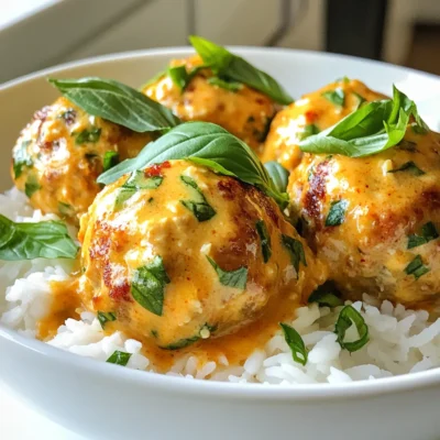 Thai Red Curry Chicken Meatballs Savory and Simple Dish