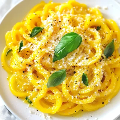 Garlic Butter Squash Noodles Flavorful and Simple Dish