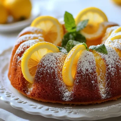 Greek Yogurt Lemon Pound Cake Fresh and Flavorful Slice