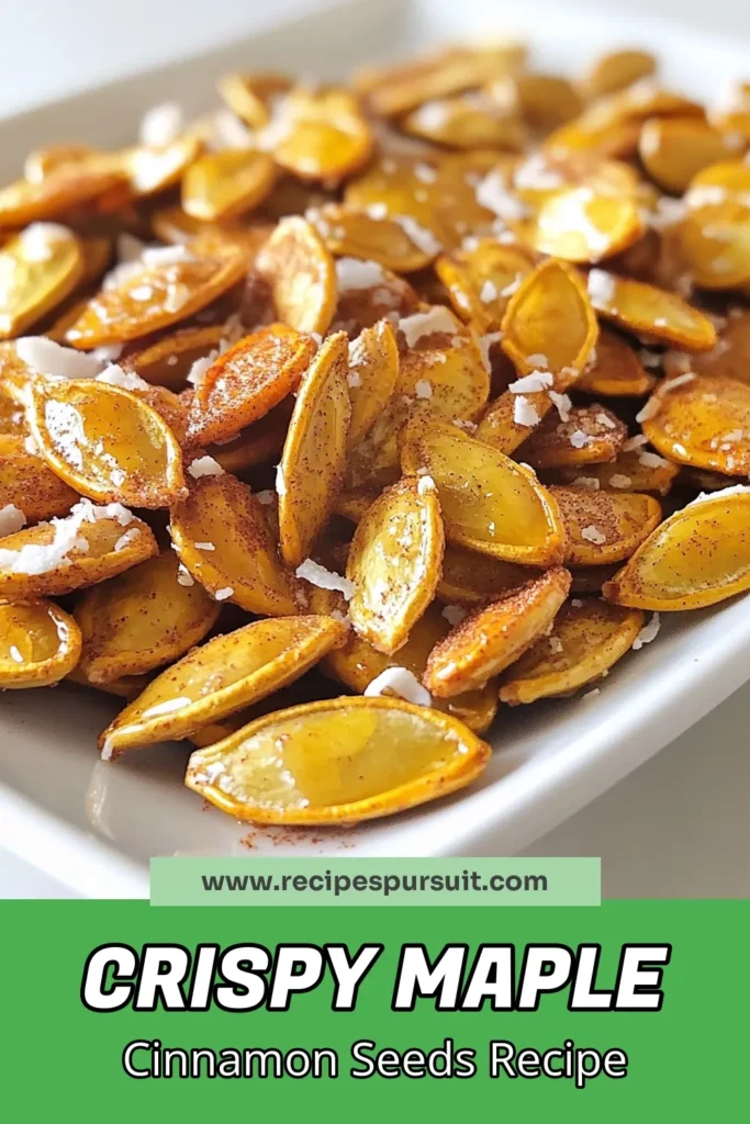Looking for a delicious and healthy snack? Try this maple cinnamon roasted pumpkin seeds recipe! These crunchy maple cinnamon pumpkin seeds are not only easy to make but also perfect for fall. Enjoy them as healthy pumpkin seed snacks or use them as easy pumpkin seed toppings for salads and yogurt. Get ready to impress your taste buds with this delightful fall snack recipe. Save this recipe for your next cozy gathering! #PumpkinSeeds #FallSnacks #HealthyEating #YummySnacks