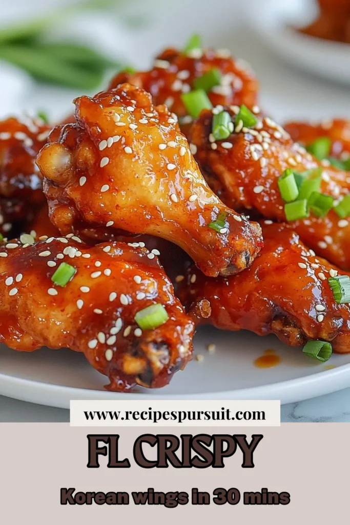 Indulge in these mouthwatering spicy Korean chicken wings that will elevate your appetizer game! This baked chicken wings recipe features gochujang for that perfect kick, making it one of the best Korean appetizer recipes around. Enjoy crispy chicken wings coated in a savory glaze that's irresistible! Perfect for parties or a cozy night in. Try this recipe today and impress your guests! #KoreanFood #ChickenWings #Gochujang #AppetizerRecipes