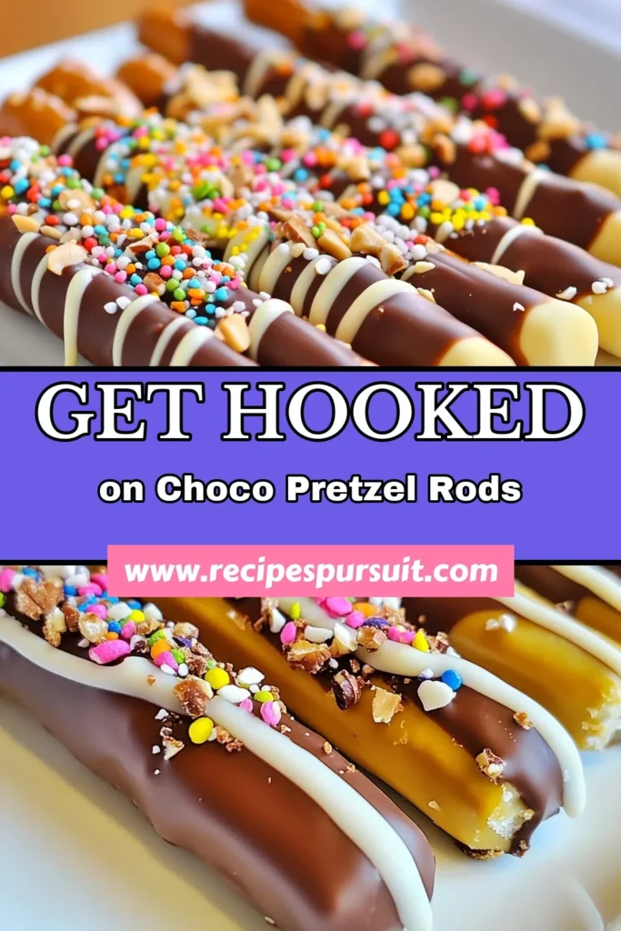 Indulge in a deliciously fun treat with these Choco-Crazy Pretzel Rods! This easy dessert recipe combines crispy pretzel rods with rich chocolate for a perfect balance of sweet and salty. Ideal for candy-making ideas or DIY snack recipes, these chocolate-covered pretzel rods are quick to prepare and perfect for any occasion. Try this simple chocolate-covered pretzel recipe today! Save and share for instant cravings! #ChocolatePretzels #SnackIdeas #CandyRecipes #DessertLovers