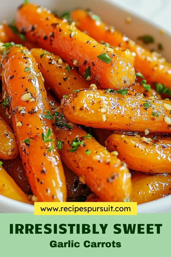 Discover the delightful flavor of honey garlic roasted carrots with this easy roasted carrots recipe! These sweet and savory carrots are perfect as an oven roasted carrots side dish that complements any meal. With just a few simple ingredients, you'll create a delicious caramelized treat that everyone will love. Try this easy carrot side dish today and elevate your dining experience! Save this recipe for later! #HoneyGarlicCarrots #RoastedCarrotsRecipe #EasyCarrotSideDish #OvenRoastedCarrots