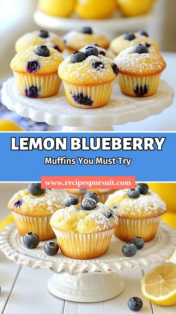 Indulge in these delicious Lemon Blueberry Yogurt Muffins made with Greek yogurt for a healthy twist! This easy muffin recipe combines the zesty flavor of lemon with sweet blueberries, creating the perfect breakfast or snack. Enjoy these wholesome Blueberry Yogurt Muffins that are both simple to make and packed with flavor. Bake a batch today and elevate your mornings! Don't forget to save this healthy muffin recipe for later! #LemonBlueberryMuffins #GreekYogurtMuffins #EasyLemonMuffins #HealthyMuffinRecipe