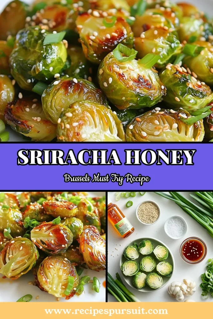 Delight your taste buds with this Sriracha Honey Brussels Sprouts recipe, a perfect blend of sweet and spicy! These honey roasted Brussels sprouts are quick and easy, making them the ultimate Brussels sprouts side dish. Enjoy a flavorful experience with garlic Sriracha vegetables that will elevate any meal. Perfect for gatherings or a weeknight dinner. Try it today and make your meals memorable! Save this spicy Brussels sprouts recipe now! #BrusselsSprouts #SpicyRecipes #HoneyRoasted #VegetableSides