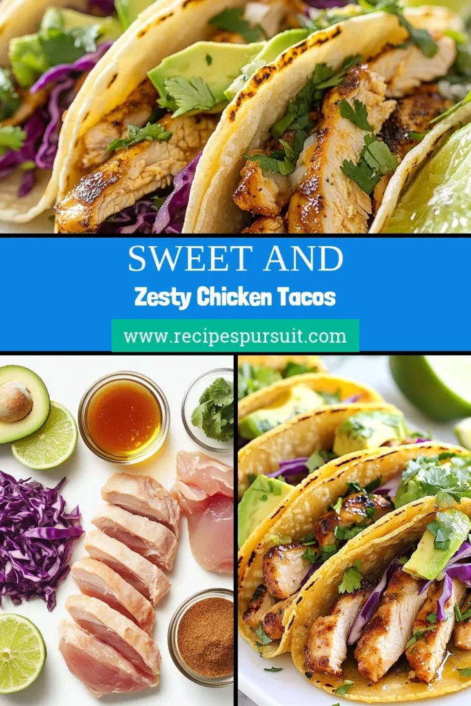 Get ready to savor these Honey Lime Chicken Tacos! This easy chicken taco recipe features marinated chicken for a burst of flavor, making it the perfect healthy taco filling. With simple chicken taco ingredients like honey, lime juice, and fresh veggies, you can whip up a delicious meal in no time. Perfect for family dinners or meal prep. Save this recipe for a tasty taco night! #HoneyLimeChickenTacos #EasyChickenTacos #HealthyEating #TacoRecipe
