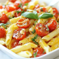Baked Feta Pasta with Cherry Tomatoes Delightful Dish
