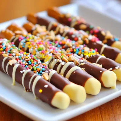 Chocolate Covered Pretzel Rods Delicious Snack Guide