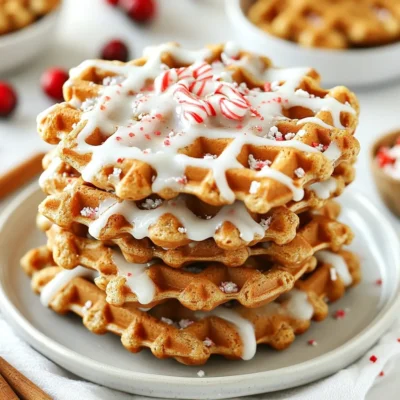 Gingerbread Waffle Cookies Sweet and Simple Recipe