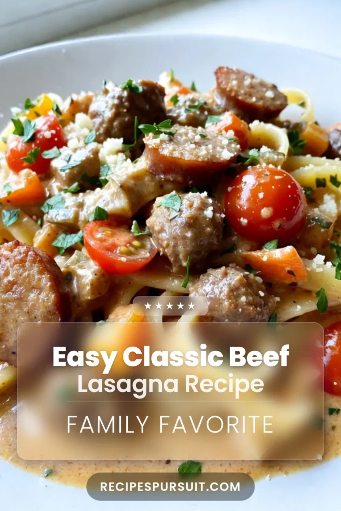 Indulge in this delicious creamy Cajun sausage pasta that combines the bold flavors of Andouille sausage with perfectly cooked fettuccine. This easy Cajun dinner is not only quick to make but also a comforting favorite for the whole family. Discover how to create this mouthwatering creamy pasta recipe that promises to elevate your weeknight meals. Try this Andouille sausage dish today! Save for later and enjoy! #CajunSausagePasta #EasyCajunDinner #FettuccineWithSausage #CreamyPastaRecipe