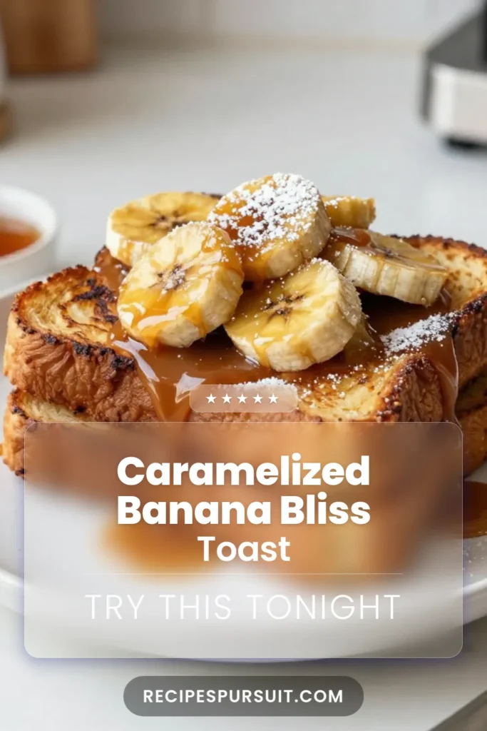 Indulge in this delightful Caramelized Banana French Toast! This easy Brioche French Toast recipe features perfectly caramelized bananas that elevate your breakfast game. Perfect for brunch, this recipe combines rich flavors and simple steps, making it a standout among breakfast recipes with bananas. Try these delicious French toast topping ideas and start your mornings right! Save this recipe for a sweet start to your day! #CaramelizedBananaFrenchToast #BreakfastRecipes #EasyFrenchToast #BriocheFrenchToast