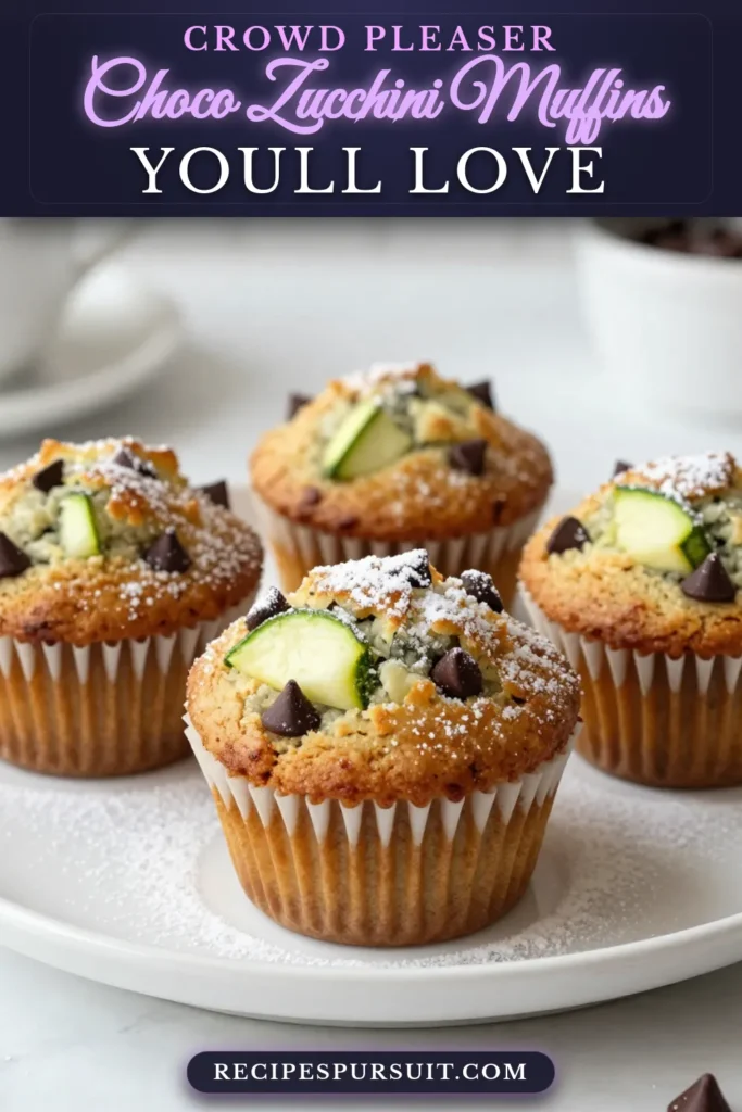 Discover the ultimate chocolate zucchini muffins, perfect for a healthy snack! These easy muffin recipes combine chocolate and zucchini for a delicious twist on chocolate chip muffins. Packed with flavor and nutrition, they'll please both kids and adults alike. Try this healthy chocolate muffin recipe today and satisfy your sweet tooth guilt-free! Save and share this delightful treat! #ChocolateZucchiniMuffins #ZucchiniRecipes #ChocolateChipMuffins #EasyMuffinRecipe