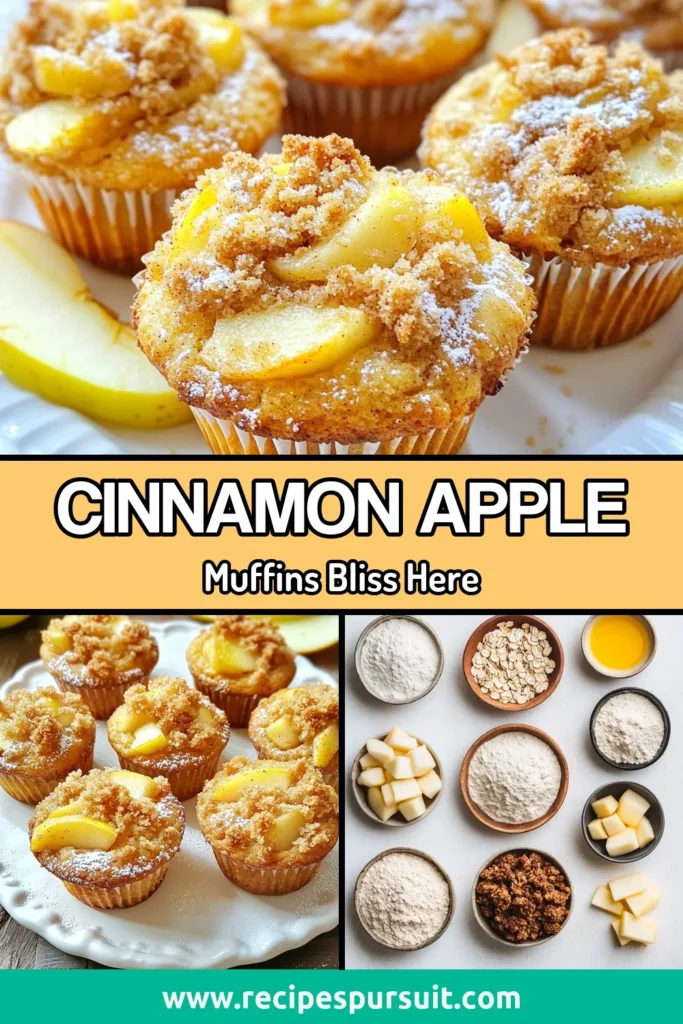 Delight in the cozy flavors of these Cinnamon Apple Crumble Muffins. This easy muffin recipe combines wholesome ingredients, making them healthy apple muffins perfect for breakfast. With juicy apples and a crispy crumble topping, they are sure to please everyone. Whip up these delicious breakfast muffins today! Save this recipe for your next baking adventure! #CinnamonAppleMuffins #AppleCrumbleMuffins #EasyMuffinRecipe #HealthyAppleMuffins