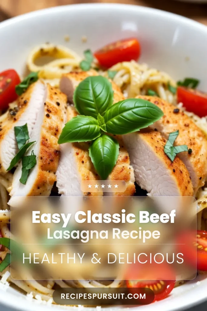 Indulge in this creamy pesto chicken pasta that's perfect for quick weeknight meals! With just 30 minutes of prep, you'll enjoy a delicious fettuccine pesto dish bursting with flavor thanks to tender chicken, cherry tomatoes, and a velvety sauce. This easy pasta recipe is sure to impress and makes for a delightful chicken and pasta dinner. Save this recipe for an effortless weeknight feast! #CreamyPestoChickenPasta #EasyPastaRecipes #WeeknightMeals #PastaLovers